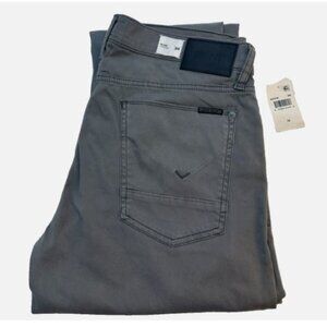 Hudson Blake W34 L34 Slim Fit Straight Leg Stretch Pants Men's Size Grey New